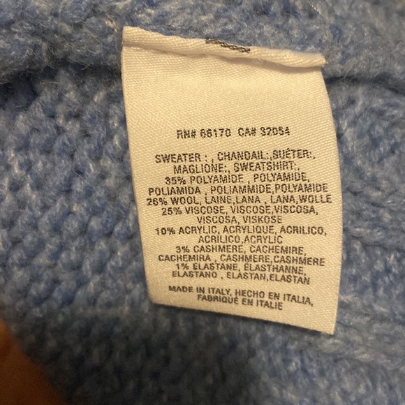 NWT gorgeous blue sweater from Anthropologie - Picture 6 of 6